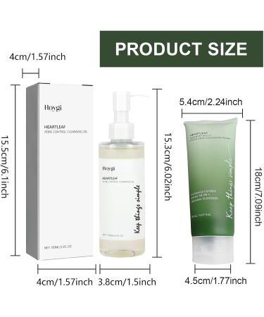 FunnAura 100 ml Cleansing Oil Mild 150 ml Face Foam Cleanser Pore Control Cleaning Oil for All Skin Types - Buy Online on GoSupps.com