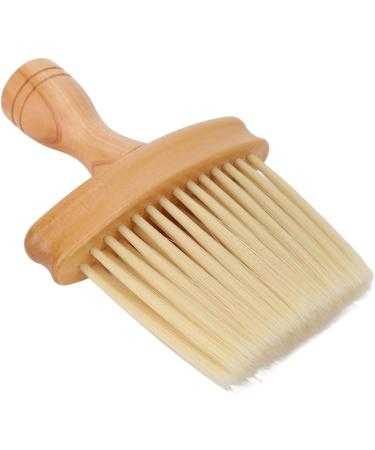 Hair Cutting Duster Barber Brush Neck Duster Nylon Bristles Simple Style Neck Duster with Wooden Handle Barber Brush for Hair Cutting - Buy Online on GoSupps.com