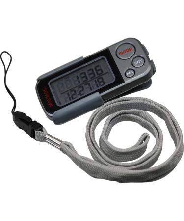 Maymoc Walking 3D Step Counter - Accurate Pedometer with Clip & Belt 30-Day Memory Calorie & Distance Tracker Daily Target Monitor - Buy Online on GoSupps.com