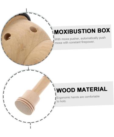 KOMBIUDA Portable Watermelon Frost Wooden Moxibustion Holder | Home Appliance Tool for Wellness | International Shipping Available - Buy Online on GoSupps.com