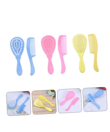 6pc Children's Hair Comb & Brush Set for Scalp Massage & Newborn Care - Buy Online on GoSupps.com