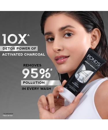 POND'S Bright Miracle With Activated Charcoal Facewash 100g - Buy Online on GoSupps.com