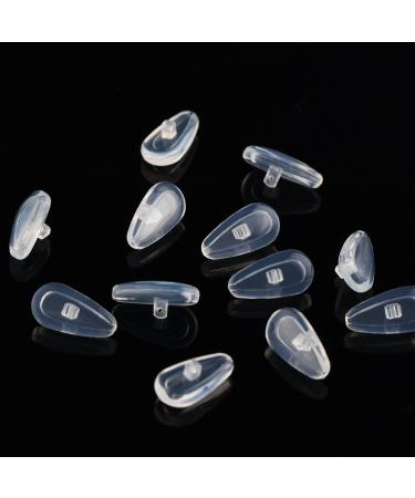 Glasses Repair Set - 10 Pairs Silicone Nose Pads Screws Tweezers & Cleaning Cloth for Easy Fixes - Buy Online on GoSupps.com