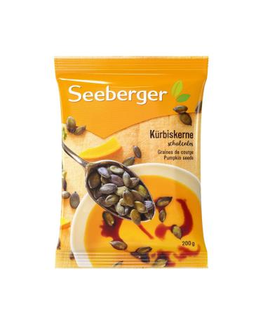 Seeberger pumpkin seeds Schalenlos 13 Pack crunchy peeled pumpkin seeds as topping for salads or for snack - natural lamp vegan (13 x 200 g) 13 x 200 g 200 g (13 Pack)