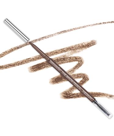 Mirabella Beauty Brow Pencil  Medium - Ultra-Fine Point Precision Eyebrow Pencil - Rich Blendable Color Sculpts and Fill In Brows Naturally - Long-Lasting  Smudge-Proof and Waterproof Formula