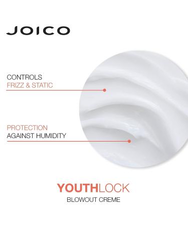 Joico YouthLock Blowout Cr me with Collagen - Strengthen, Protect, Reduce Breakage & Frizz - 6 Fl Oz (Pack of 1) - Buy Online on GoSupps.com