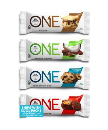 ONE Protein Bars Chocolate Lovers Variety Pack Gluten Free Protein Bars with 12g Protein and 1g Sugar Pantry Staples 2.12oz (12 Count) Chocolate Lover Variety Pack