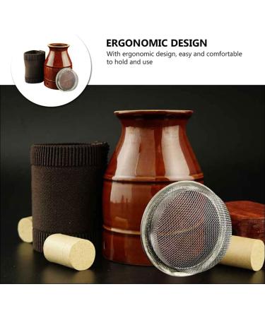 Milist 1st Cupping Moxibustion Glass Burner Tool - Ceramic Moxa Device & Air Cleaner Board for Optimal Healing - Buy Online on GoSupps.com