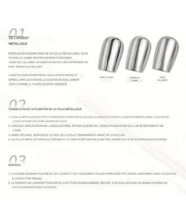 Metallic Gel for Painting | Mirror Gel for Drawing | UV/LED Mirror Effect Nail Designs for Beginners Home Manicure Decoration - Buy Online on GoSupps.com