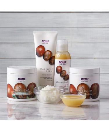 Now Foods Shea Butter - 100% Natural - 207 ml (Lot de 2) - Buy Online on GoSupps.com