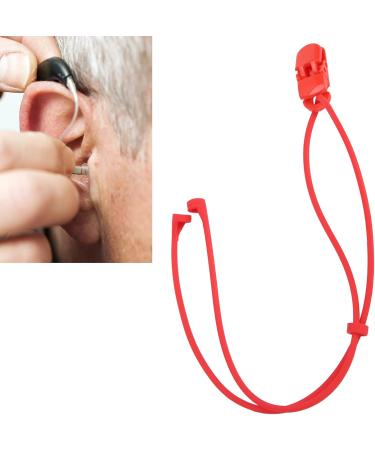 Hearing Aid Holder Portable Silicone Hearing Aid Clip for Children for BTE for Adults for Seniors (Red) - Buy Online on GoSupps.com