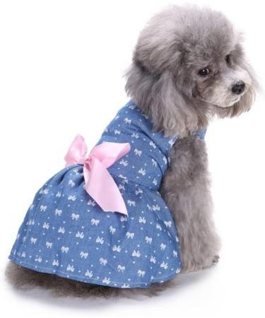 Mipcase Puppy Sundress Girl Dog Dresses Puppy Summer Clothes Girl Puppy Dress up Dogs Summer Doggie Dresses Dog Dresses for Small Dogs Shirt for Girls Dog Cloth for Summer Vest Watermelon L Picture 1 - Buy Online on GoSupps.com