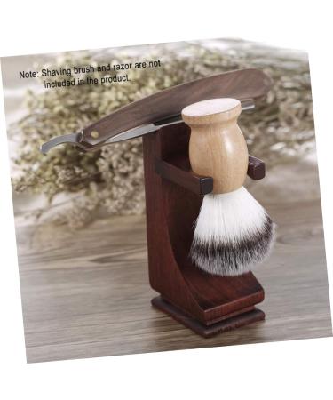 Buy MAGICLULU Razor Stand - Premium Wooden Shaving Brush Organizer & Tool Holder for Men | Stylish Shaving Stand with Bowl for Electric Shavers - Buy Online on GoSupps.com