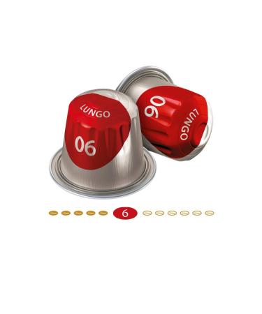 Jacobs Coffee Capsules Lungo Classico - Intensity 6 20 Nespresso Compatible Pods (10 Pack) - Premium Espresso Experience - Buy Online on GoSupps.com