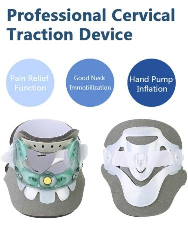 Adjustable Cervical Traction Device for Neck Pain Relief | Neck Support & Recovery Tools - International Shipping Available - Buy Online on GoSupps.com