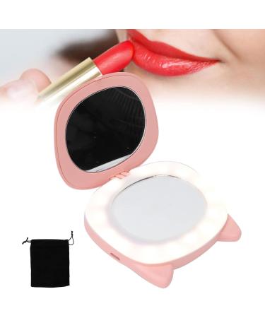 Compact Handwarmer Hand Warmer Light Cartoon Image with Pocket Mirror Light for Women for Home Travel Use Pink Pig - Buy Online on GoSupps.com