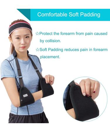 Triangle Dislocated Arm Sling - Medical Shoulder Immobilizer for Rotator Cuff Wrist & Elbow Support - Lightweight & Comfortable Brace for Broken & Fractured Arms - Buy Online on GoSupps.com