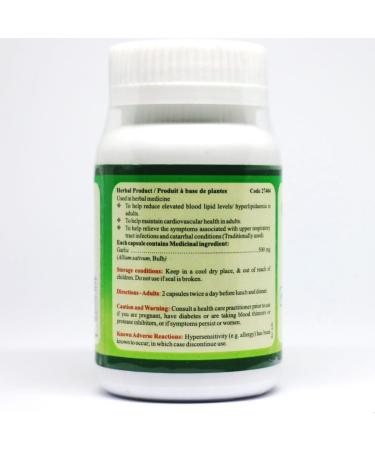 Ayur365 Garlic Veg Capsules 60ct. Supports Heart & Lowers Lipid levels & For Respiratory Health - Buy Online on GoSupps.com