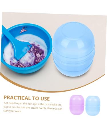 GALPADA Gobelet M langeur Pour M lange De Couleurs 2 Pi ces Bol Doseur Transparent Graduation R sistant Et Facile Nettoyer Pour Salon De Coiffure Ou Usage Domestique - Buy Online on GoSupps.com