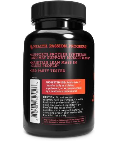 HMB Capsules 1000 mg | Supports Muscle Mass & Protein Synthesis | 180 Count for Improved Body Composition | Buy Internationally - Buy Online on GoSupps.com