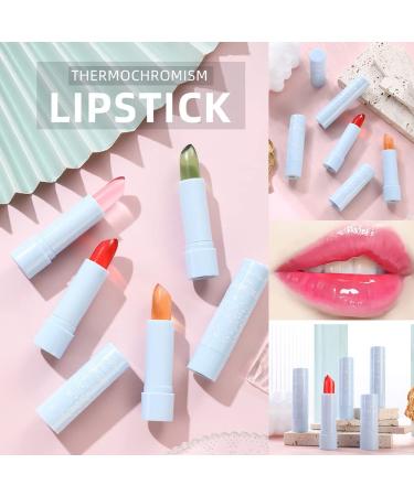 Aloe Vera Clear Jelly Lipstick Set - Color Changing Lip Gloss for Long Lasting Moisture - 4 Pack Korean Lip Stain for Women and Girls - Buy Online on GoSupps.com