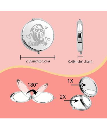 TIIMG Funny Call Me Mirror - Ghostface Inspired Gift for Halloween & Horror Movie Fans - Buy Online on GoSupps.com