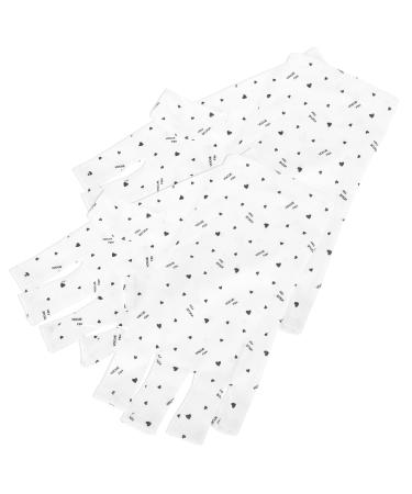 Beaupretty Gloves Pairs nail gloves fingerless anti glove gel nails gloves gloves for gel manicures nail art gel fingerless protective gloves Miss polyester ultra violet light Anti- Nails - Buy Online on GoSupps.com