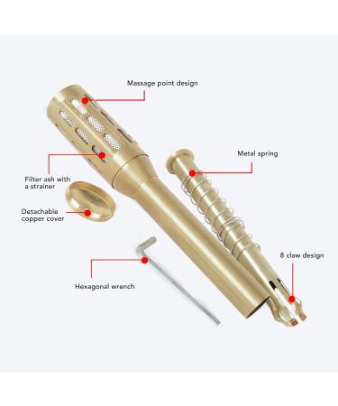 Portable Copper Moxibustion Stick - Multifunctional Massage Tool for Beauty Salons | International Shipping - Buy Online on GoSupps.com