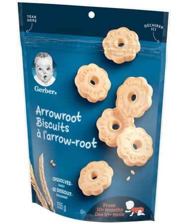 Gerber Arrowroot Biscuits Toddler Snacks 155-Gram Arrowroot 155 Gram - Buy Online on GoSupps.com