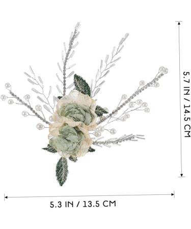 HAPINARY Bridal Headpiece Hair Clips Wedding Hair Accessories Tiara Hair Barrettes Gold Hair Accessories Hair Pin Bridal Hair Accessories for Wedding Bridesmaid Hair Accessories Cloth - Buy Online on GoSupps.com