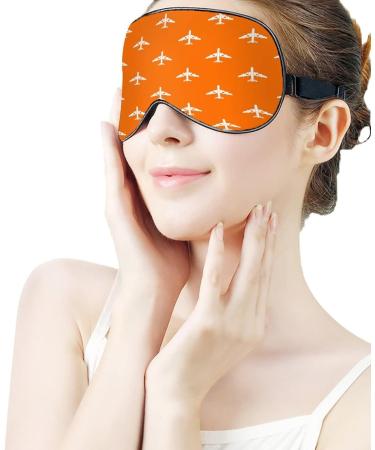 Military Fighter Plane Pattern Sleeping Blindfold Mask - Adjustable Eye Shade for Men and Women - Buy Online on GoSupps.com