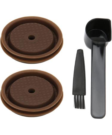 RIZGHWOY Kiesegel Eco Coffee Capsule with Brush Spoon Perfect Compatible Cover for Vetuolina Suitable for 40 Ml 230 Ml Capsule - Buy Online on GoSupps.com