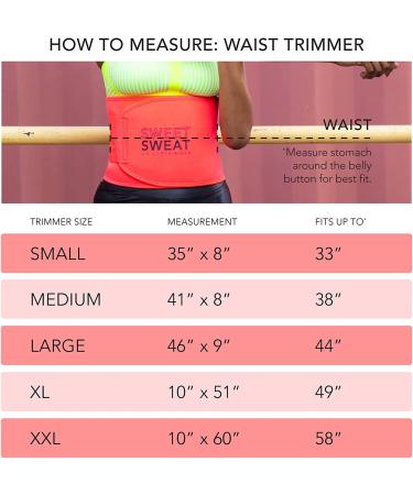 Sports Research Sweet Sweat Waist Trimmer - Small Neon Pink | Increase Stomach Temp for Water Weight Loss - Buy Online on GoSupps.com