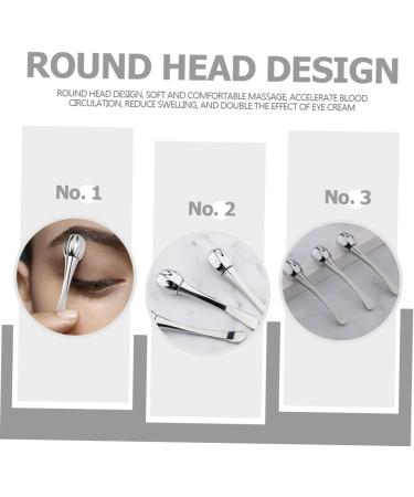 HAPINARY Metal Eye Cream Stick Skin Care Lotion Spatula Eye Roller Makeup Tool Eye Fatigue Relief For Women And Girls - Buy Online on GoSupps.com