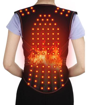 Back Support Back Brace Lumbar Support Elf Heating Full Back Support Belt 108pcs Magnets Self-Heating Waist Back Brace Vest Back Support Belt(Medium) Medium Black - Buy Online on GoSupps.com