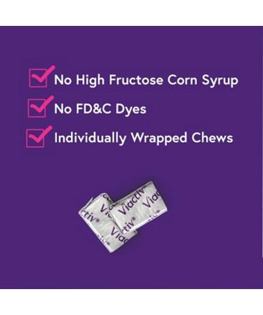 Viactiv Calcium + D Chews - Milk Chocolate Flavor - 100 Count | Dietary Supplement - Buy Online on GoSupps.com