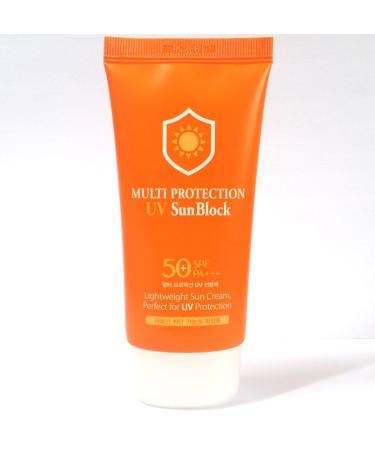 Buy 3W CLINIC Multi Protection UV Sun Block SPF50+PA+++ - 70ml x 3EA | Best Korean Cosmetics for Sun Protection - Free International Shipping - Buy Online on GoSupps.com