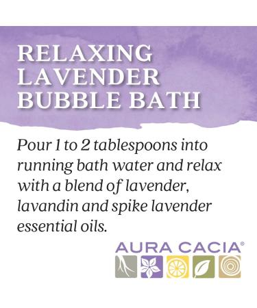 Shop Aura CACIA Relaxing Lavender Bubble Bath - 13 OZ | Soothing Aromatherapy for Stress Relief | International Shipping Available - Buy Online on GoSupps.com