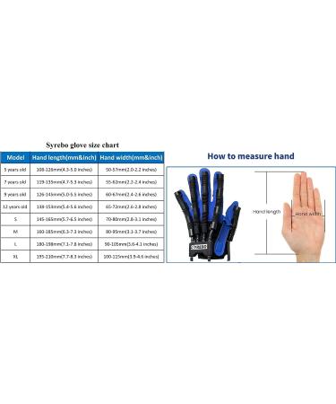 syrebo Hand Rehabilitation Robot Gloves  E10 Model Self Training Finger Rehabilitation Device  Hand Stroke Recovery Equipment Right Hand Large - Buy Online on GoSupps.com