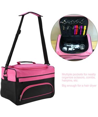 Professional Pink Salon Hairdresser Handbag - Large Capacity Portable Beauty Travel Bag for Women - Buy Online on GoSupps.com