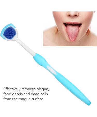 Buy Tongue Cleaner 10 Pack - Ergonomic Silicone Oral Hygiene Brush for Adults - Long Handle Blue - Buy Online on GoSupps.com