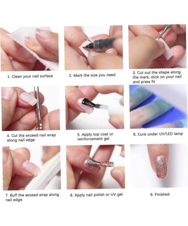 Fibreglass Nail Repair Silk Fibreglass Nail Extensions Nail Glue Stickers Silk Nail Wrap Nail Art Tool for Fingernail Repair nail protector - Buy Online on GoSupps.com