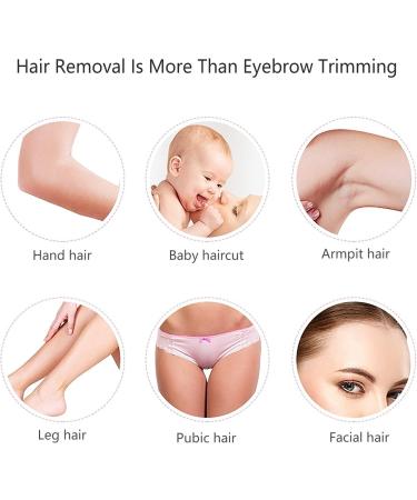 ComeHome Unisex Eyebrow Trimmer - Battery Operated Electric Razor for Women Facial Hair Removal Mustache & Peach Fuzz - Buy Online on GoSupps.com