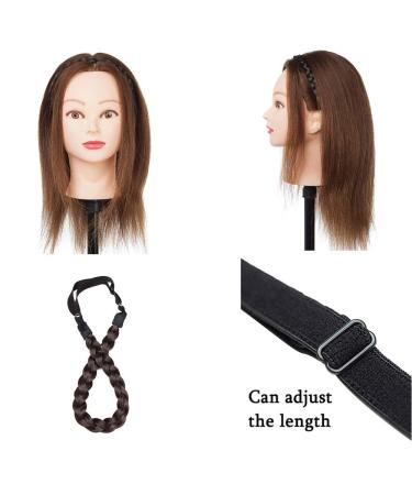 Sego Dark Brown Hair Extensions Braid - Adjustable Elastic Headband & Hair Accessories for Women - 1.5cm (0.6 ) - 27g (1 Pack) - Buy Online on GoSupps.com