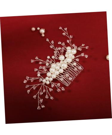 Beaupretty Diamond Hair Accessories Clip Comb side headpiece bridal headpieces for wire side Comb Bridal side Comb headpiece diamond headpiece rhinestone clip Crystal Clip Comb - Buy Online on GoSupps.com