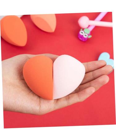 Housoutil 3 Boxes Heart-shaped Makeup Sponge Exfoliating Sponge Face Cosmetic Tool Cosmetic Puff Brush Make up Sponges for Face Powder Hydrophilic Polyurethane Travel Girl Eyeliner - Buy Online on GoSupps.com