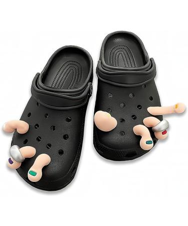 Shop Gamira Funny Toe Shoe Charm Set - Cute Chicken Clog Sandal Decorations for Men & Women | Perfect Party Gifts - Buy Online on GoSupps.com