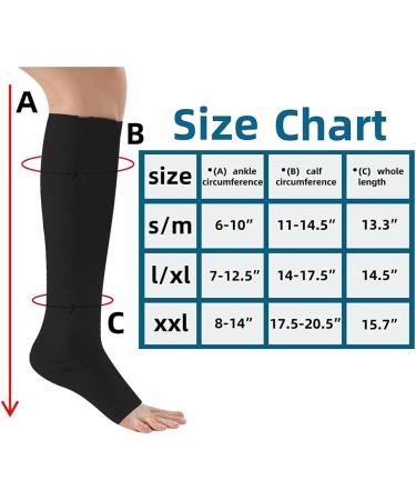 2 Pair XXL Beige Compression Socks for Plantar Fasciitis & Arch Support - Buy Online on GoSupps.com