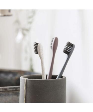 Meraki Mkbe01 Toothbrush - Grey/White/Pink | 18.5 cm x 1.5 cm | International Shipping Available - Buy Online on GoSupps.com