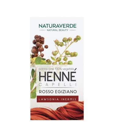 NATURAVERDE 100% EGYPTIAN HENNA PLANT COLOUR